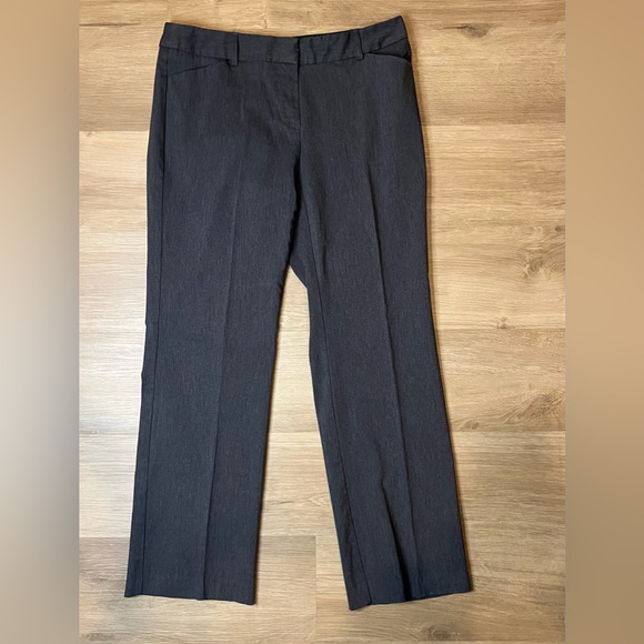George Women's Petite 12 Charcoal Gray Career Slacks Dress Pants - Picture 1 of 6